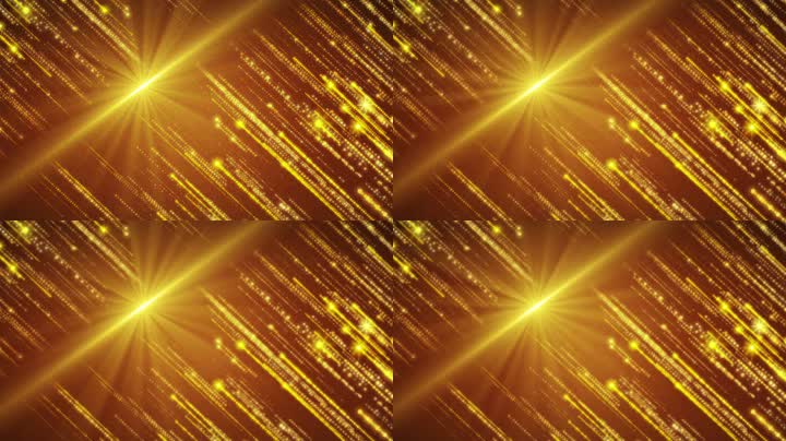 金色唯美舞台粒子背景