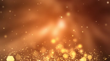 抒情金色梦幻粒子背景