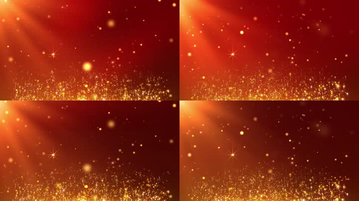 金色粒子舞美歌舞晚会背景