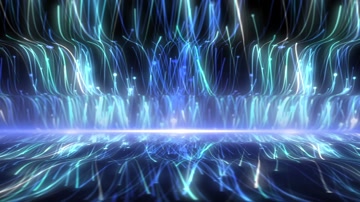 大气蓝色光线粒子背景 大气蓝色光线粒子背景