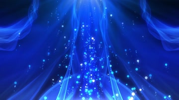 梦幻蓝色粒子上升舞美背景 梦幻蓝色粒子上升舞美背景