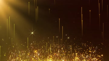 金色粒子颁奖年会背景 金色粒子颁奖年会背景