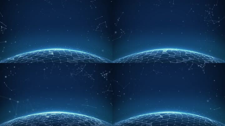 大气地球网络科技背景循环