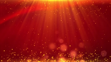 大气金色光线舞台粒子背景