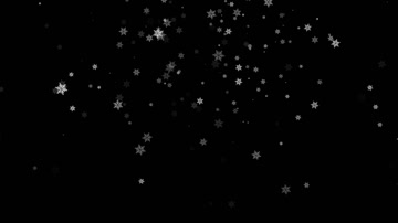 雪花飘落下雪带通道