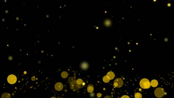 梦幻金色粒子光斑合成通道