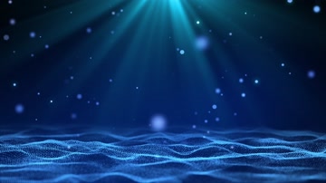 唯美梦幻粒子光线舞台循环