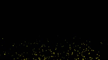 金色底边粒子合成叠加