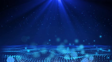 唯美梦幻粒子光线舞台循环