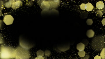 金色粒子光斑边框通道循环