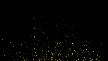 金色粒子底边合成叠加