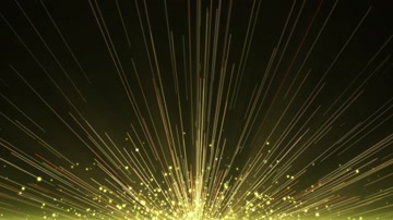 金色粒子射线背景