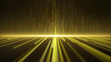 金色光线线条舞台背景