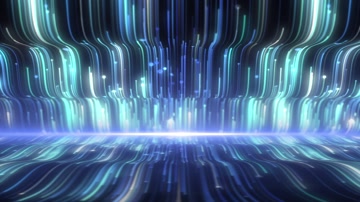 大气蓝色光线舞台背景 大气蓝色光线舞台背景