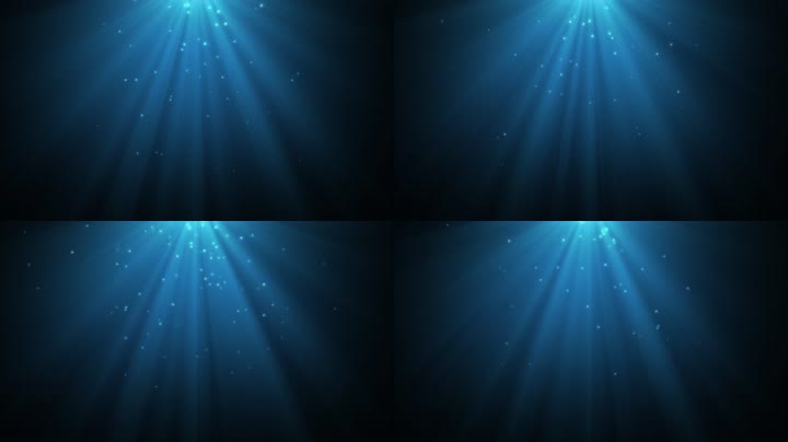 蓝色梦幻粒子光线带通道