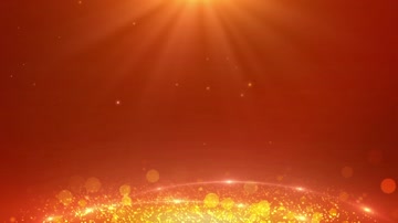 金色粒子光线舞台粒子背景