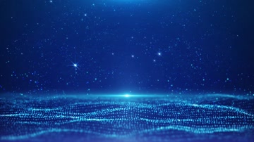 粒子海洋舞台背景循环