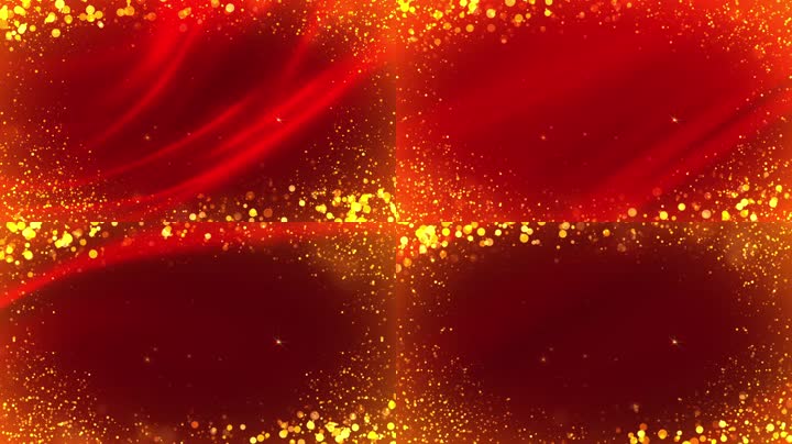 红绸粒子边框舞台颁奖背景