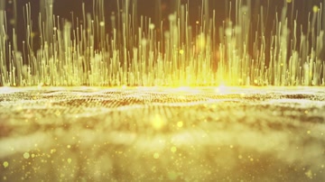 大气金色粒子光线舞台背景循环