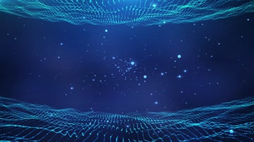 粒子线条星空背景循环