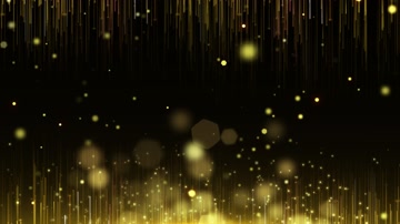 金色粒子合成叠加边框