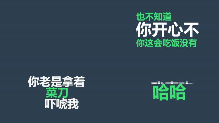 动感节奏快闪文字标题动画