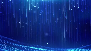 唯美蓝色粒子背景循环