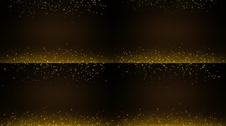 金色粒子合成叠加