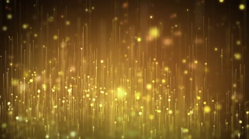 梦幻金色粒子光线旋转上升循环背景