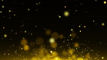 金色唯美抒情粒子光斑合成