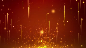 金色粒子光线上升晚会背景