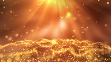 大气金色舞台背景