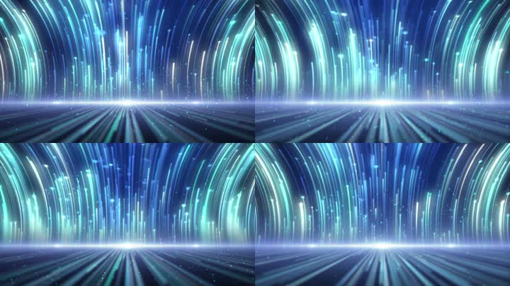 大气光线舞台开场背景循环