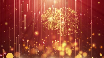 喜庆粒子烟花背景