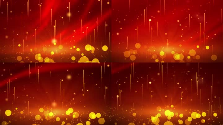 党政金色晚会歌舞背景