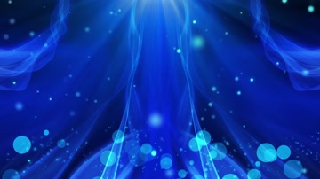 梦幻蓝色粒子唯美舞台背景