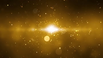 金色粒子冲屏背景