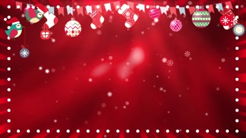 舞台圣诞背景循环