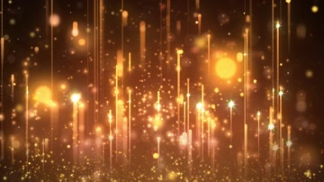 梦幻金色粒子光线舞台背景