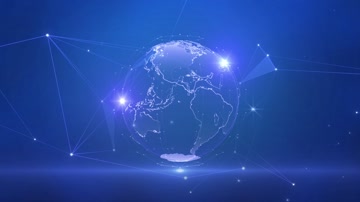 科技地球旋转背景循环