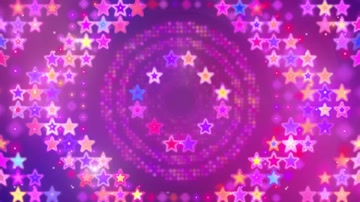 动感灯光五角星冲屏