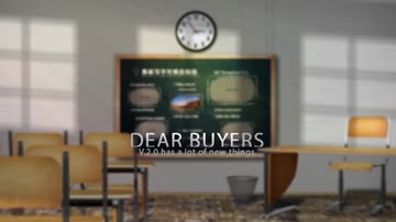 青春学校黑板粉笔字展示照片文字效果 