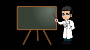 二维卡通MG动画医生讲解循环动画带通道