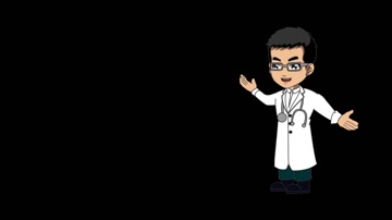 二维卡通动画医生讲解循环动画带通道