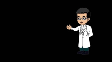 二维卡通MG动画医生讲解循环动画带通道