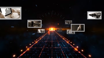 大气企业时间轴-照片 