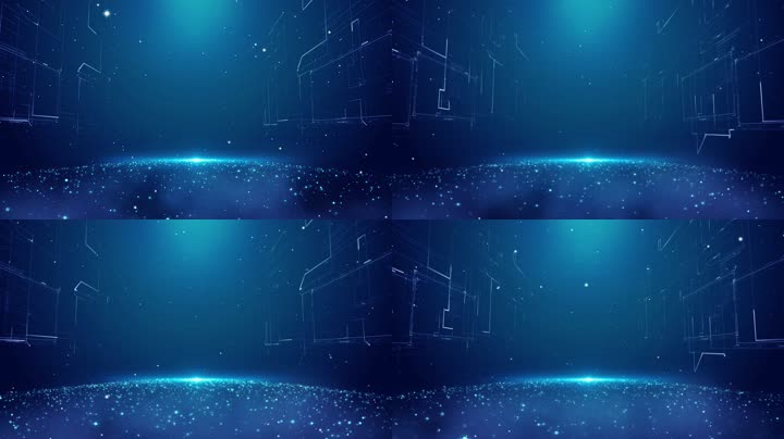 科技空间线条背景循环