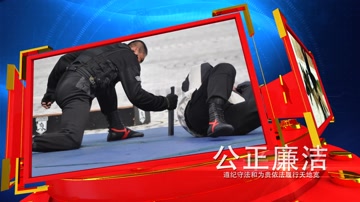 党政3D公安热血警魂片头 
