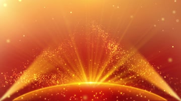 金色光效舞台颁奖年会背景循环