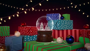 圣诞节圣诞礼物片头